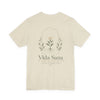 Vida Sana Wellness Tee — Botanical Yoga T‑Shirt