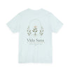 Vida Sana Wellness Tee — Botanical Yoga T‑Shirt