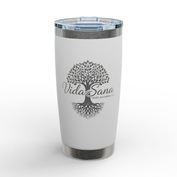 Vida Sana Tree Engraved 20oz Tumbler — Stainless Insulated Travel Cup