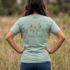 Vida Sana Botanical Tee — Wellness Plant Graphic T-Shirt