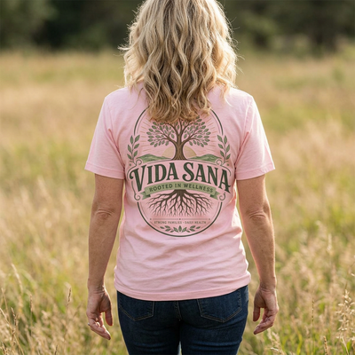 Vida Sana Tree Tee – Rooted in Wellness Graphic T-Shirt