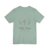 Vida Sana Wellness Tee — Botanical Yoga T‑Shirt