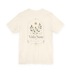 Vida Sana Botanical Tee — Wellness Plant Graphic T-Shirt