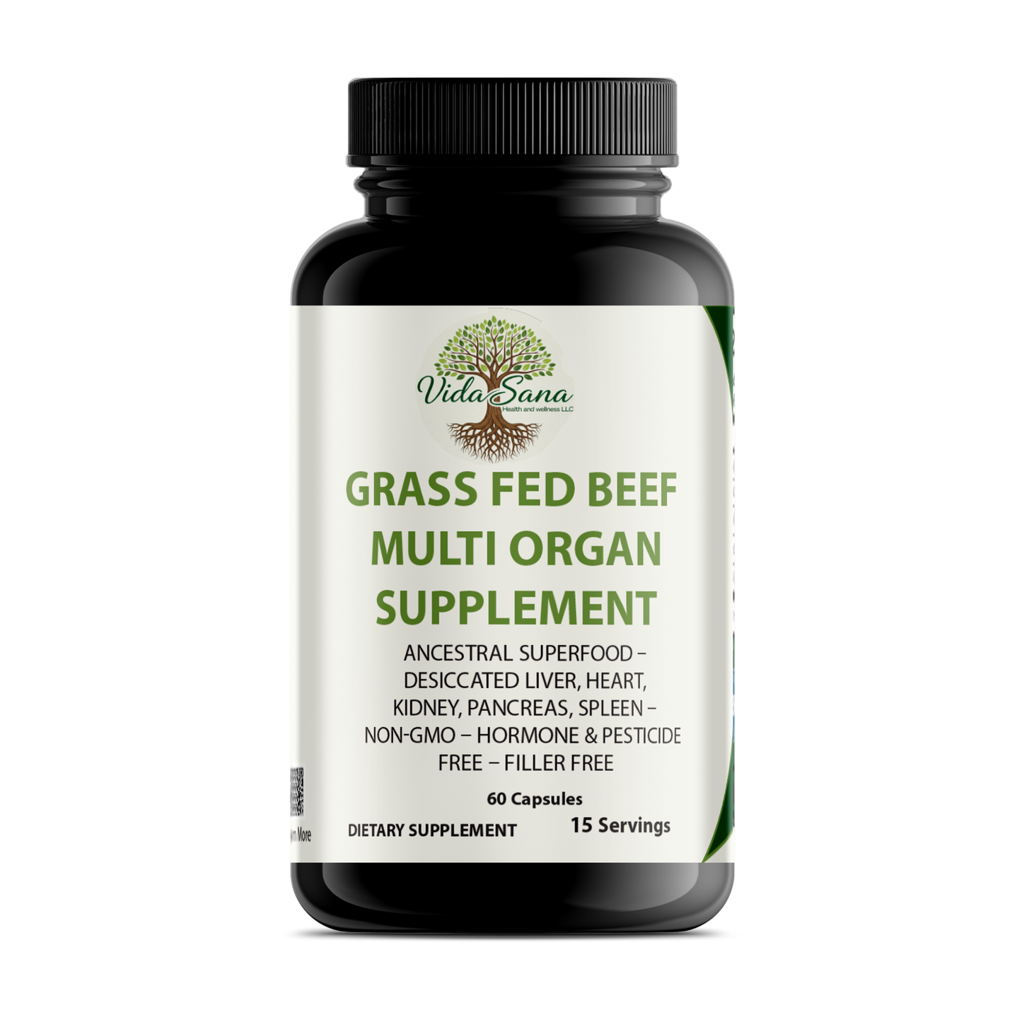 Grass Fed Beef  Multi Organ  Supplement