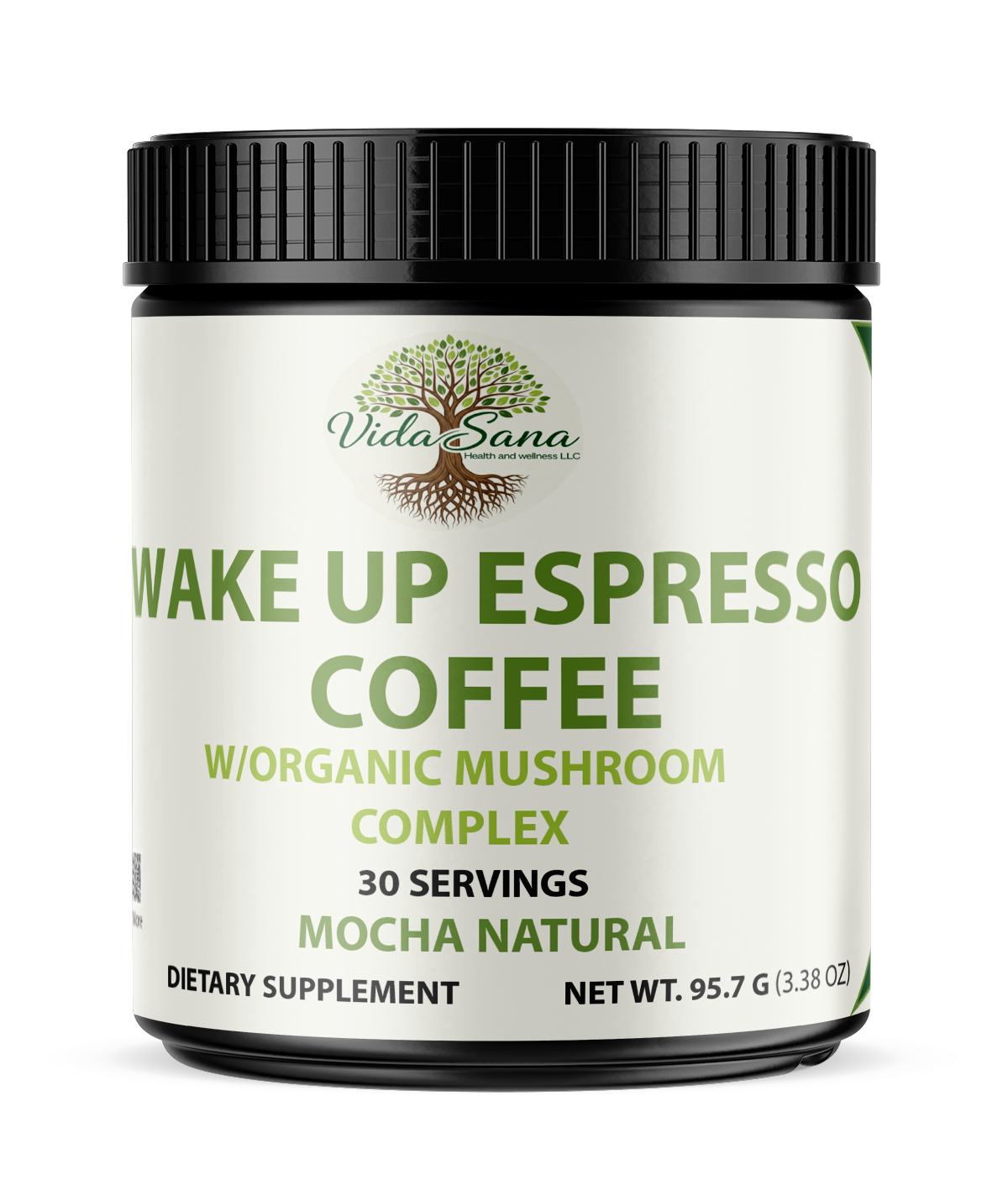 Wake Up Espresso  Coffee with Organic  Mushroom  Complex