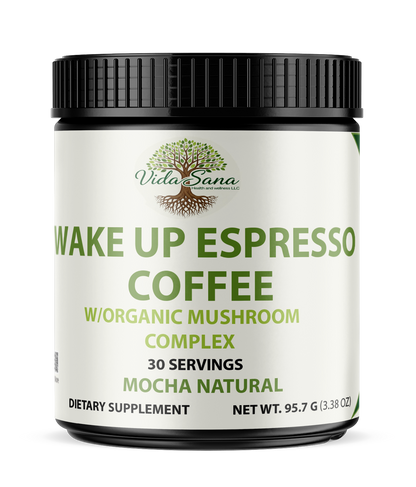 Wake Up Espresso  Coffee with Organic  Mushroom  Complex
