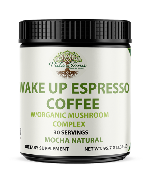 Wake Up Espresso  Coffee with Organic  Mushroom  Complex