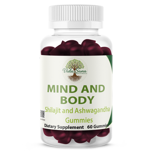 Mind and Body  Shilajit and  Ashwagandha  Gummies
