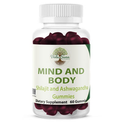 Mind and Body  Shilajit and  Ashwagandha  Gummies