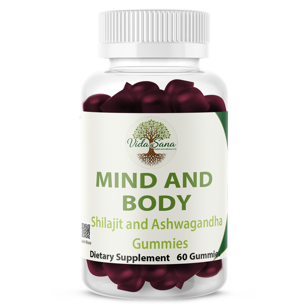 Mind and Body  Shilajit and  Ashwagandha  Gummies