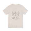 Vida Sana Wellness Tee — Botanical Yoga T‑Shirt
