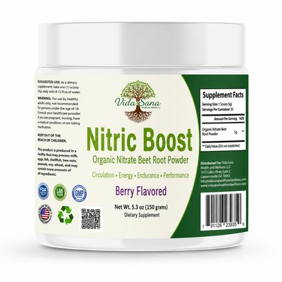Nitric Boos Organic Beetroot Powder